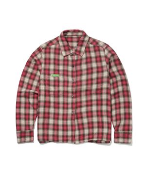 (W) PETER VINTAGE CHECK SHIRT - PINK