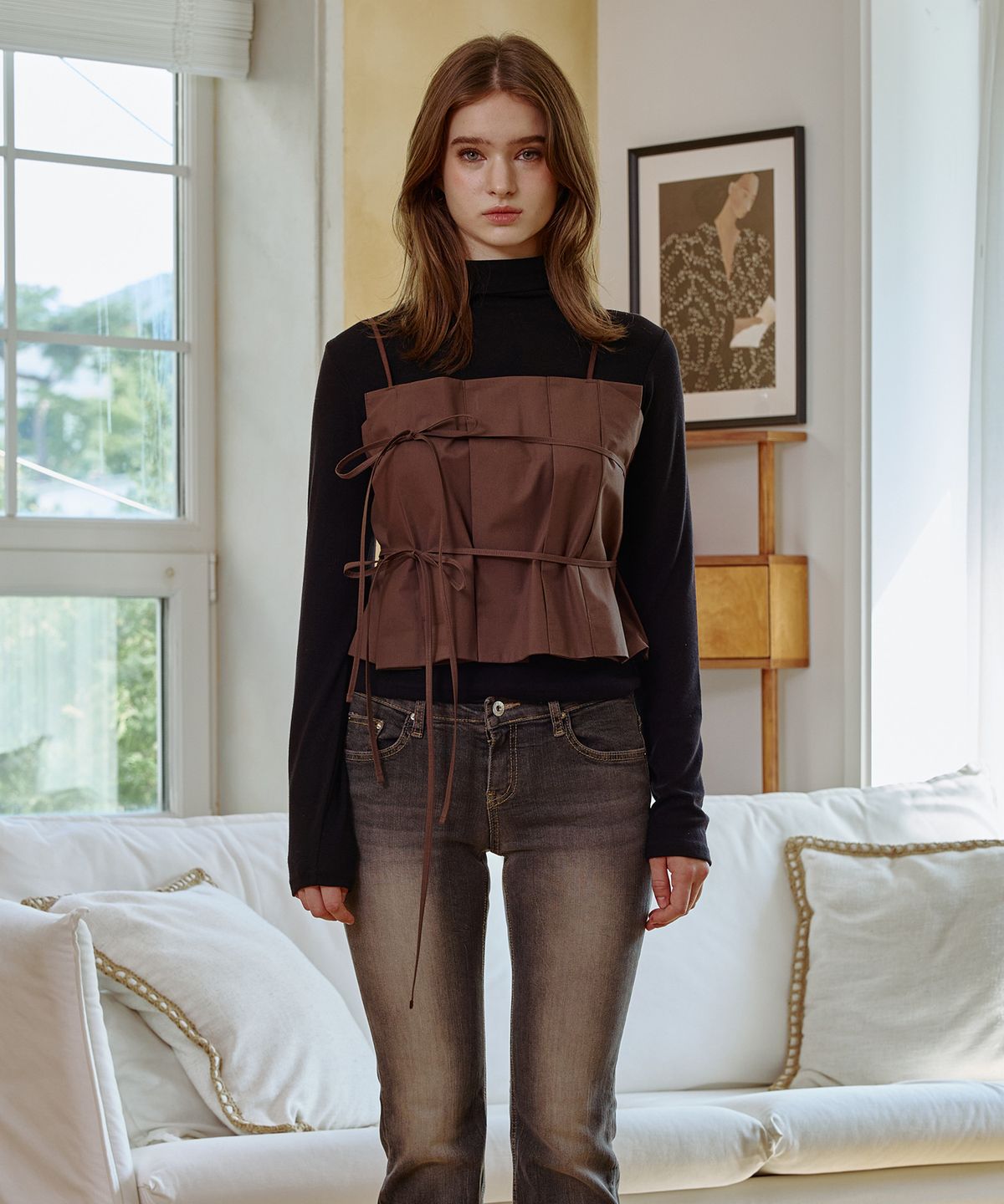 아리킴(ARIKIM) IRIS TOP / BROWN