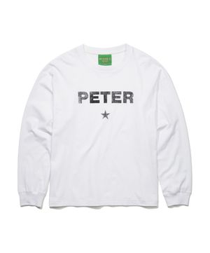 PETER STAR LONG SLEEVE T-SHIRT - WHITE