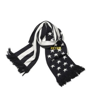 PETERS USA FLAG MUFFLER - BLACK