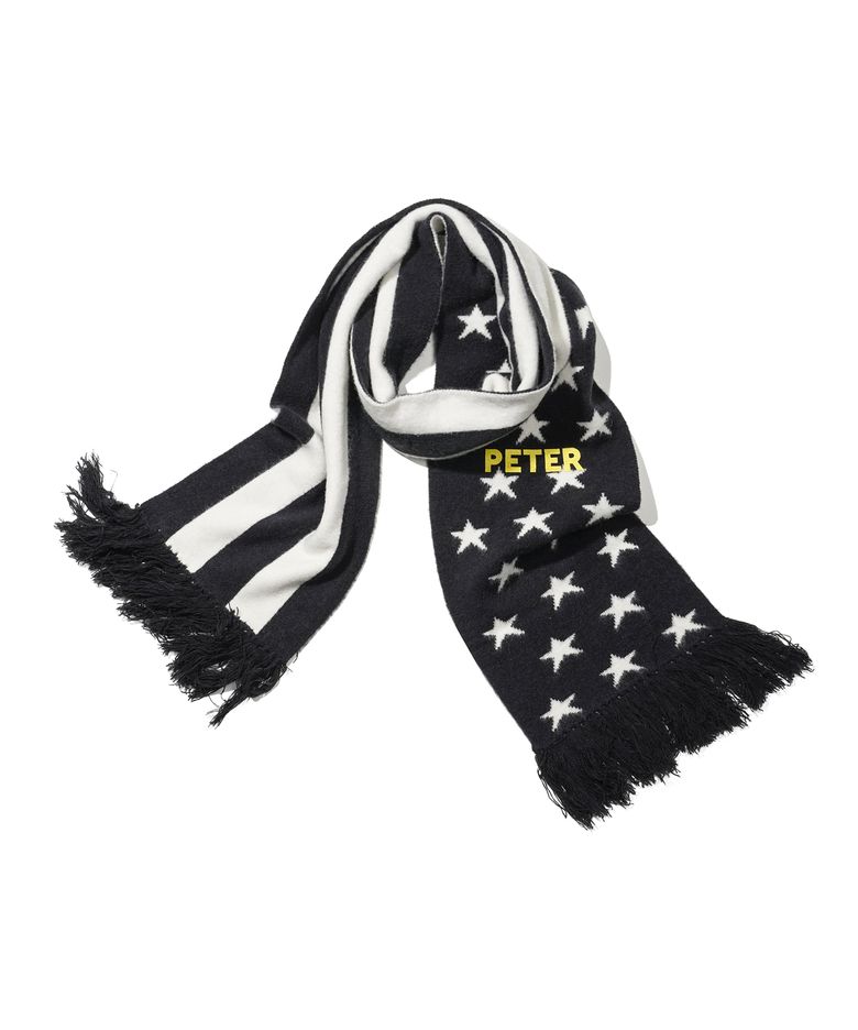 PETERS USA FLAG MUFFLER - BLACK