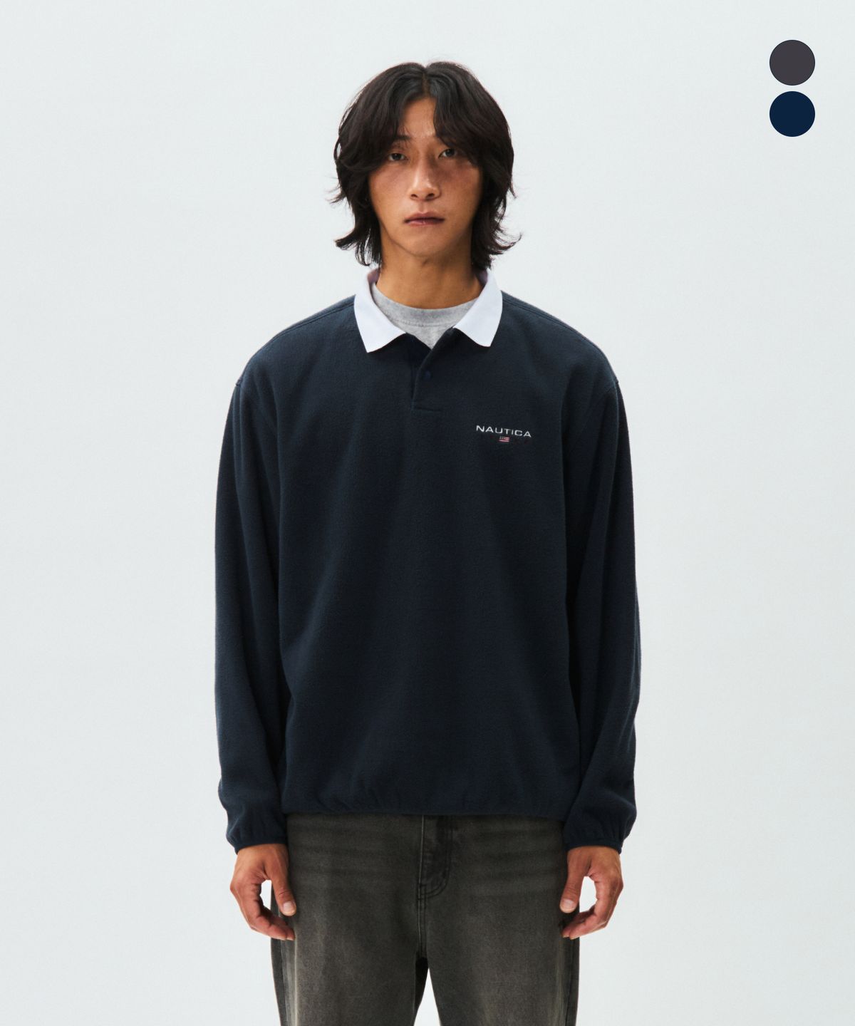 노티카(NAUTICA) 83플래그 폴라 카라 스웨트셔츠 NFL2095