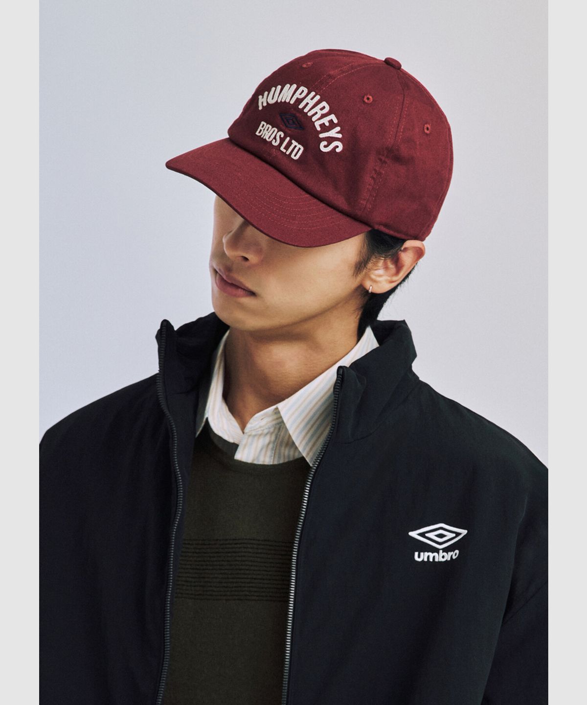 엄브로(UMBRO) HBL 반평챙캡 브라운(UQ323CCP98)