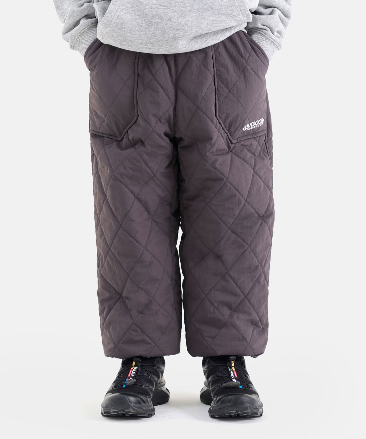 아웃도어 프로덕츠 키즈(OUTDOOR PRODUCTS KIDS) 다이아몬드 퀼팅 팬츠 (차콜) OD253BPT03_CHC