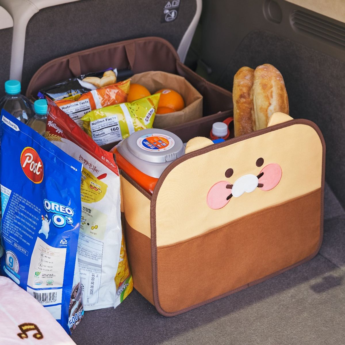 카카오프렌즈(KAKAO FRIENDS) 차량용 트렁크 수납함_춘식이