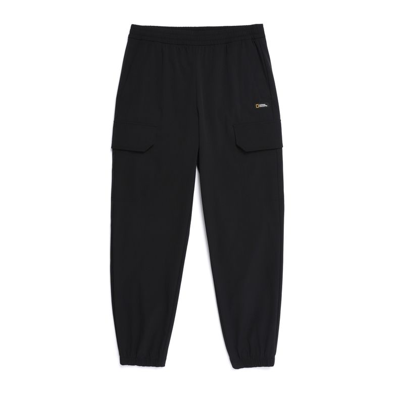 N253UPT031 아르켈론 우븐 스트레치 조거 팬츠 BLACK