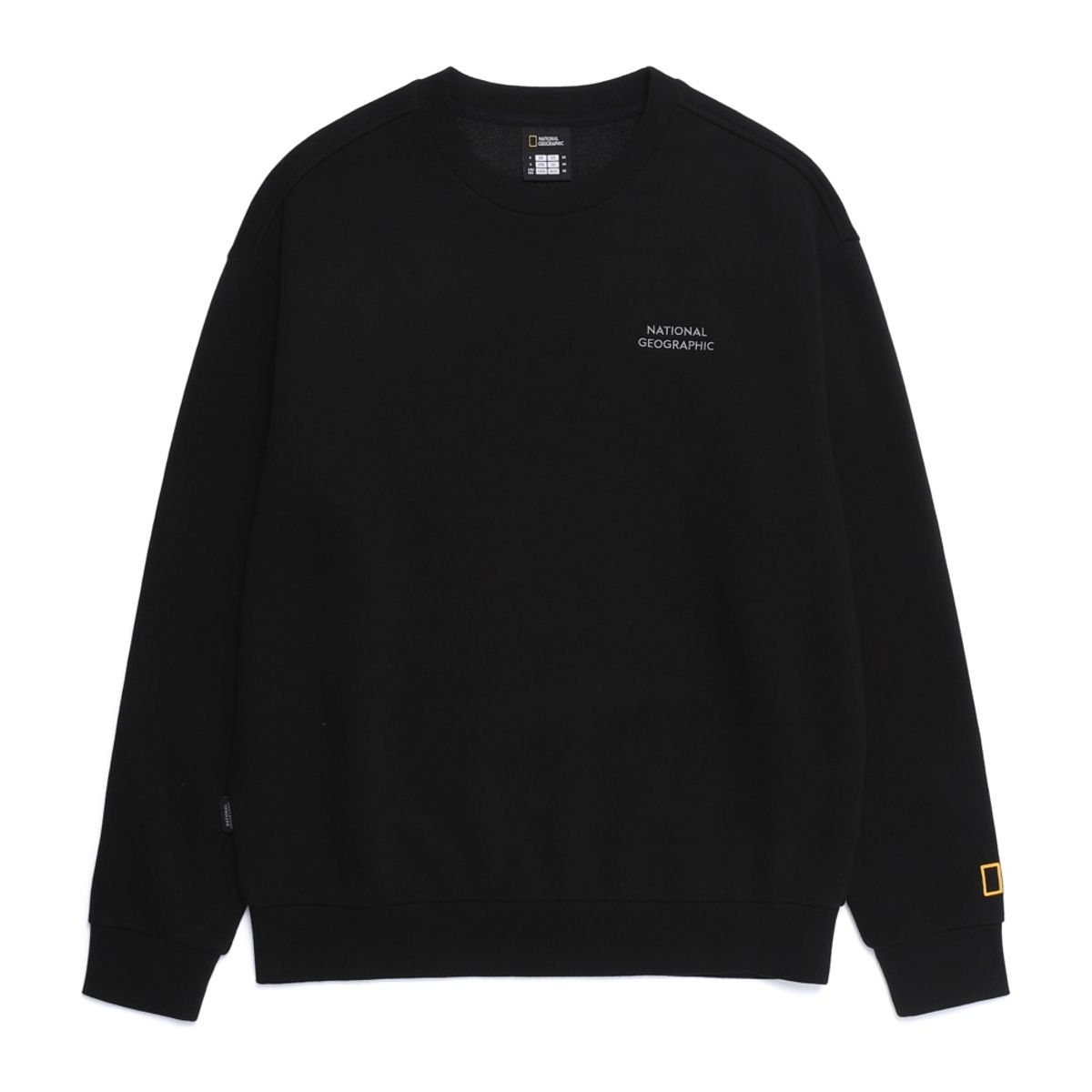 내셔널지오그래픽(NATIONALGEOGRAPHIC) N253USW930 동물 그래픽 맨투맨 BLACK
