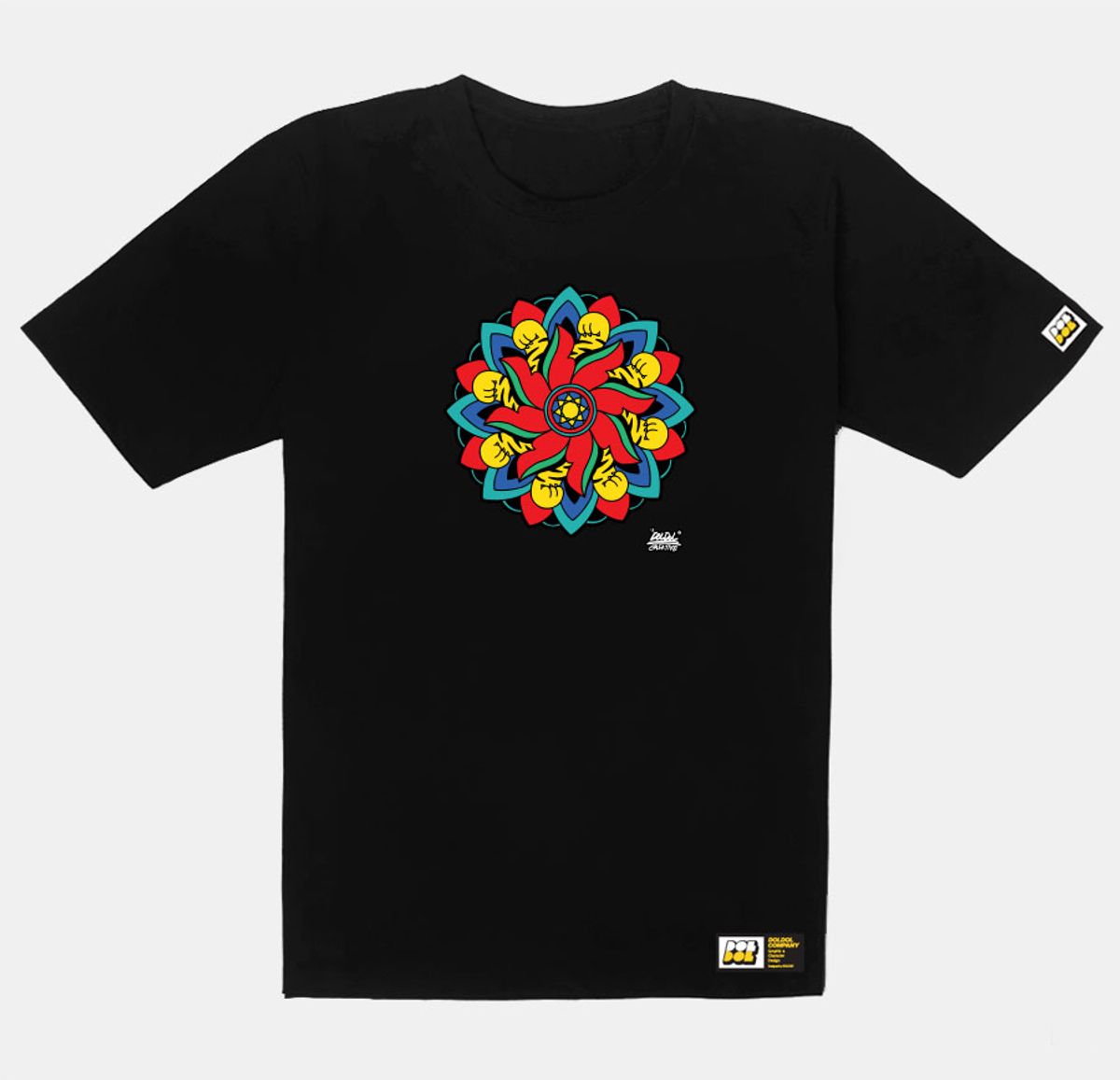 돌돌(DOLDOL) DMK_T-shirts_50 데블몽키 타이거 코리아 그래피티 티셔츠 반팔티