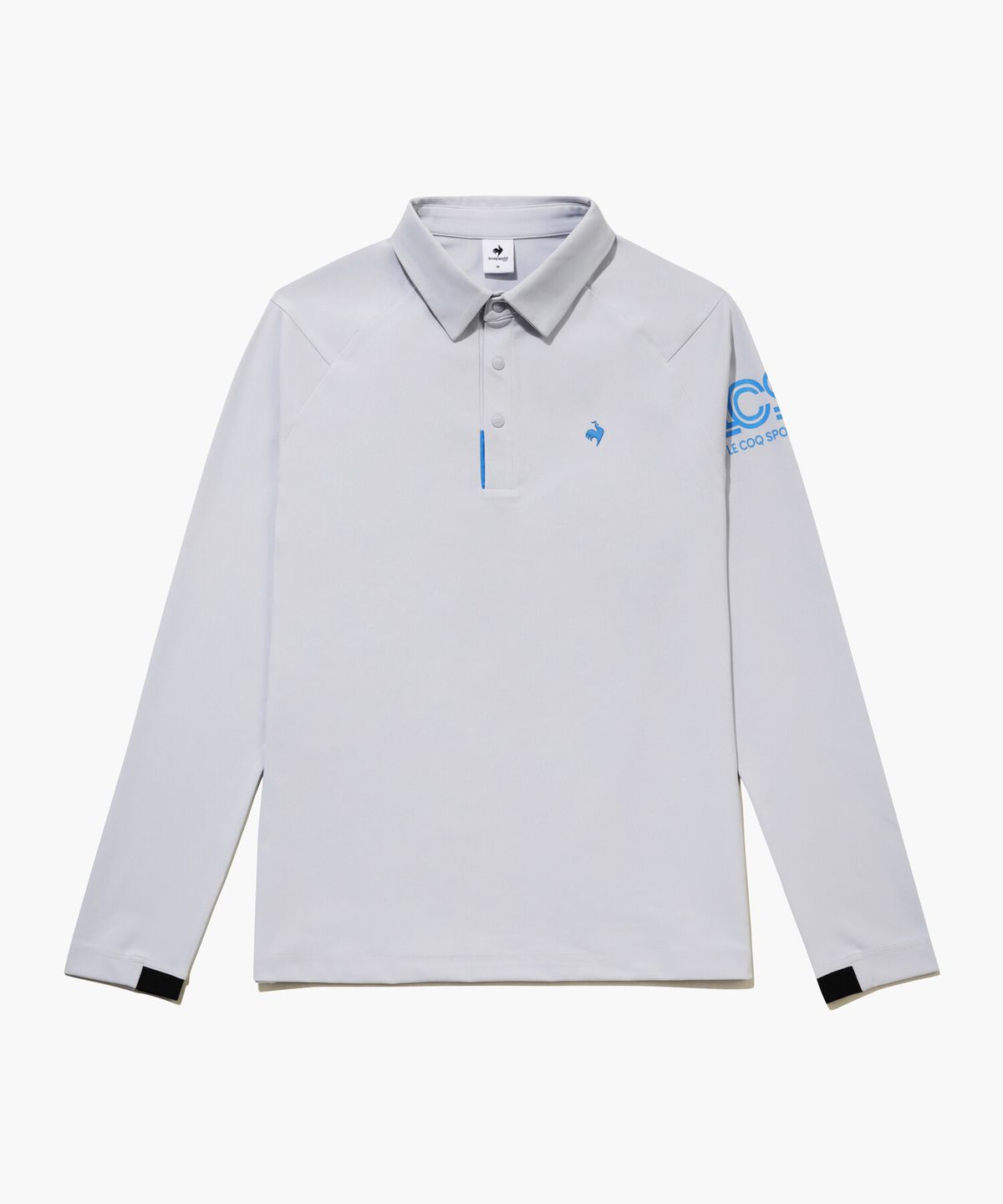 르꼬끄 골프(LECOQ GOLF) 남성 비정형 절개 폴로 긴팔 티셔츠 (GQ321MTL91)