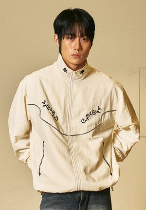 AMOU 60s Western Wind Breaker CREAM