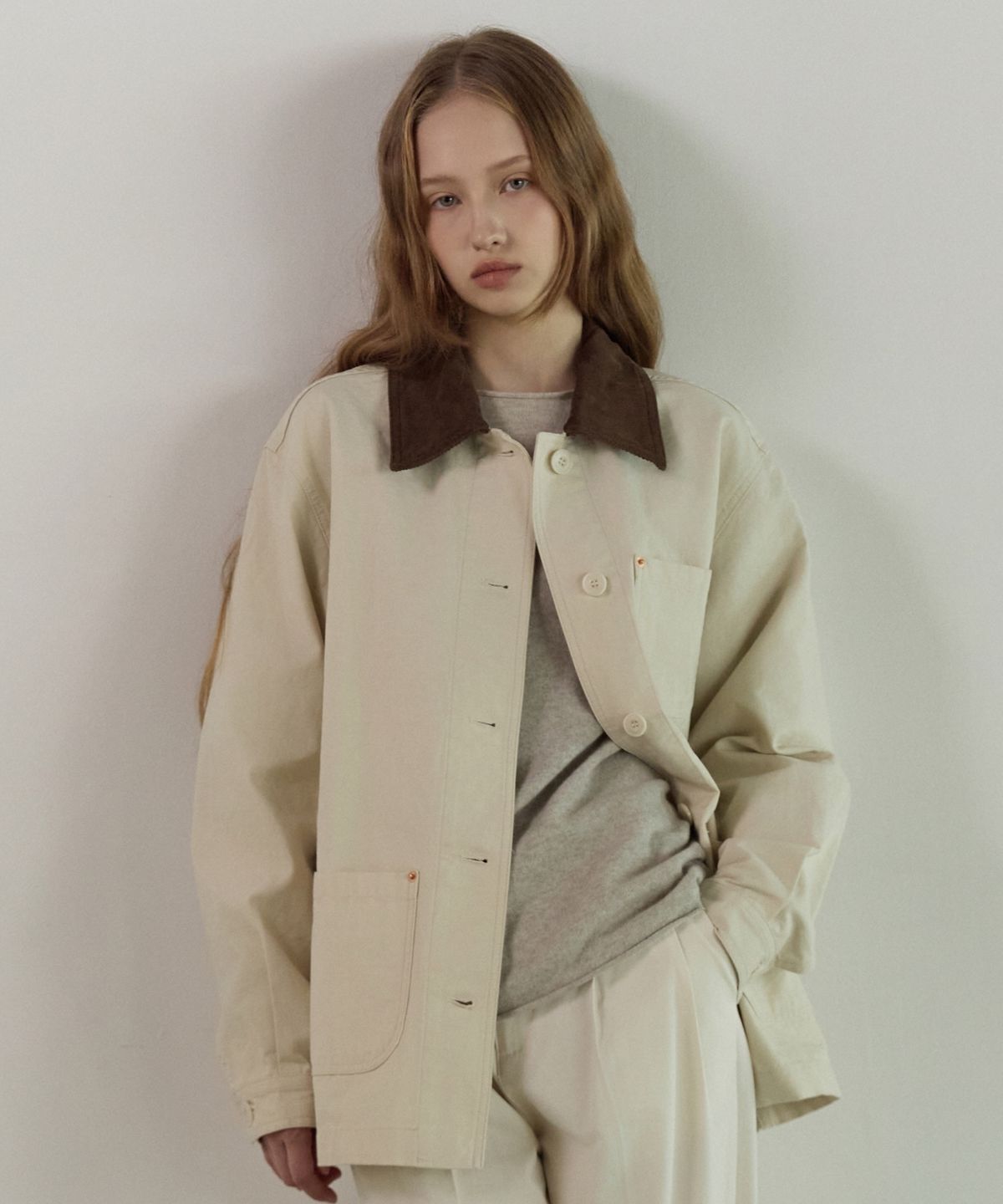 엘리오티(ELLIOTI) Cotton Work Jacket_2Color
