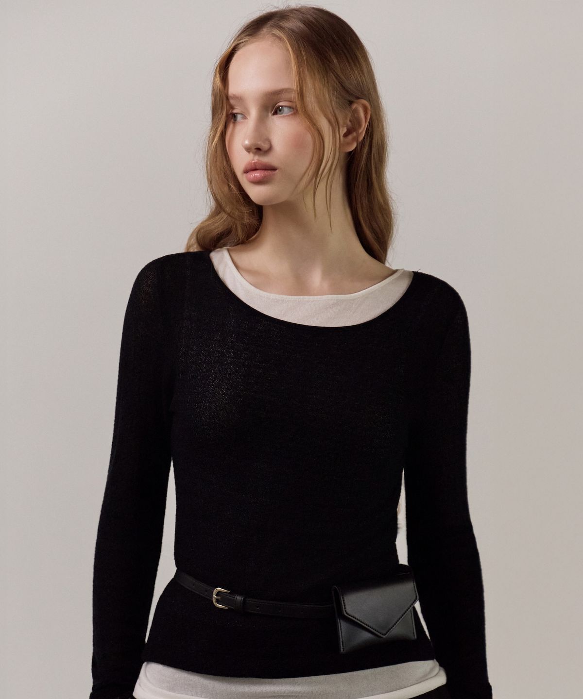 엘리오티(ELLIOTI) Vail Layered Knit Ts_3Color