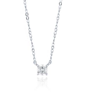 에센셜 4프롱 다이아 14K 골드 목걸이 LNF25017D