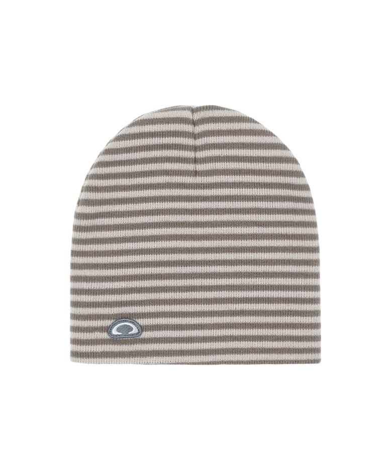 Striped Beanie - Mocha