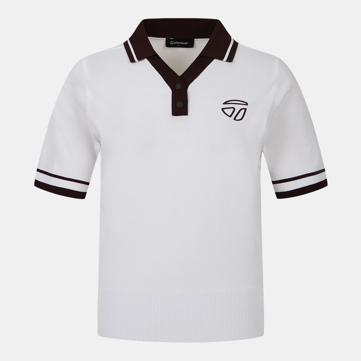 테일러메이드 어패럴(TAYLORMADE APPAREL) 여성 카라 반팔 니트 TSO-71HG21-101