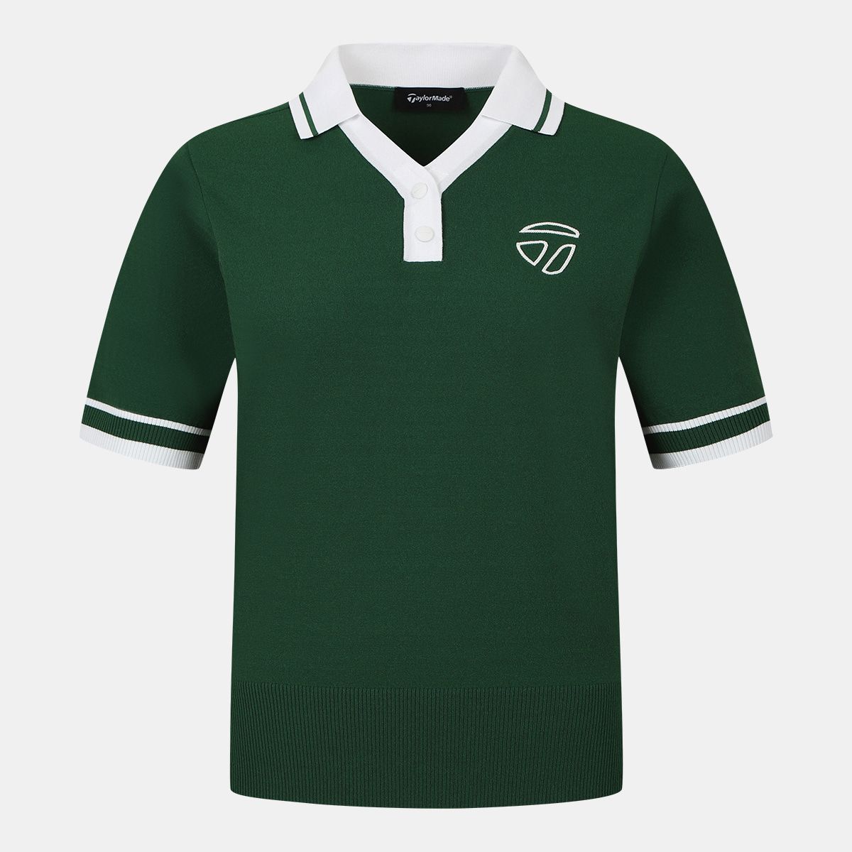 테일러메이드 어패럴(TAYLORMADE APPAREL) 여성 카라 반팔 니트 TSO-71HG21-804