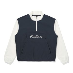 여성 컬러 블록 쿼터집 아노락 NAVY (WOMAN)