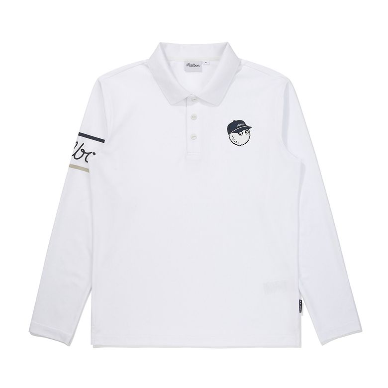 기능성 소재 긴팔 폴로 티셔츠 WHITE (MAN)