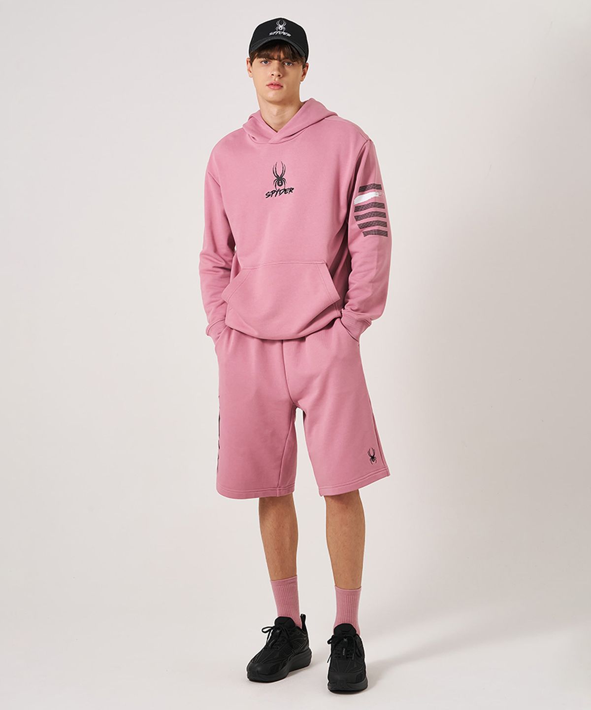 스파이더(SPYDER) 공용  IRON PINK  5.5부 숏츠 SPKFCNTR202MPNK