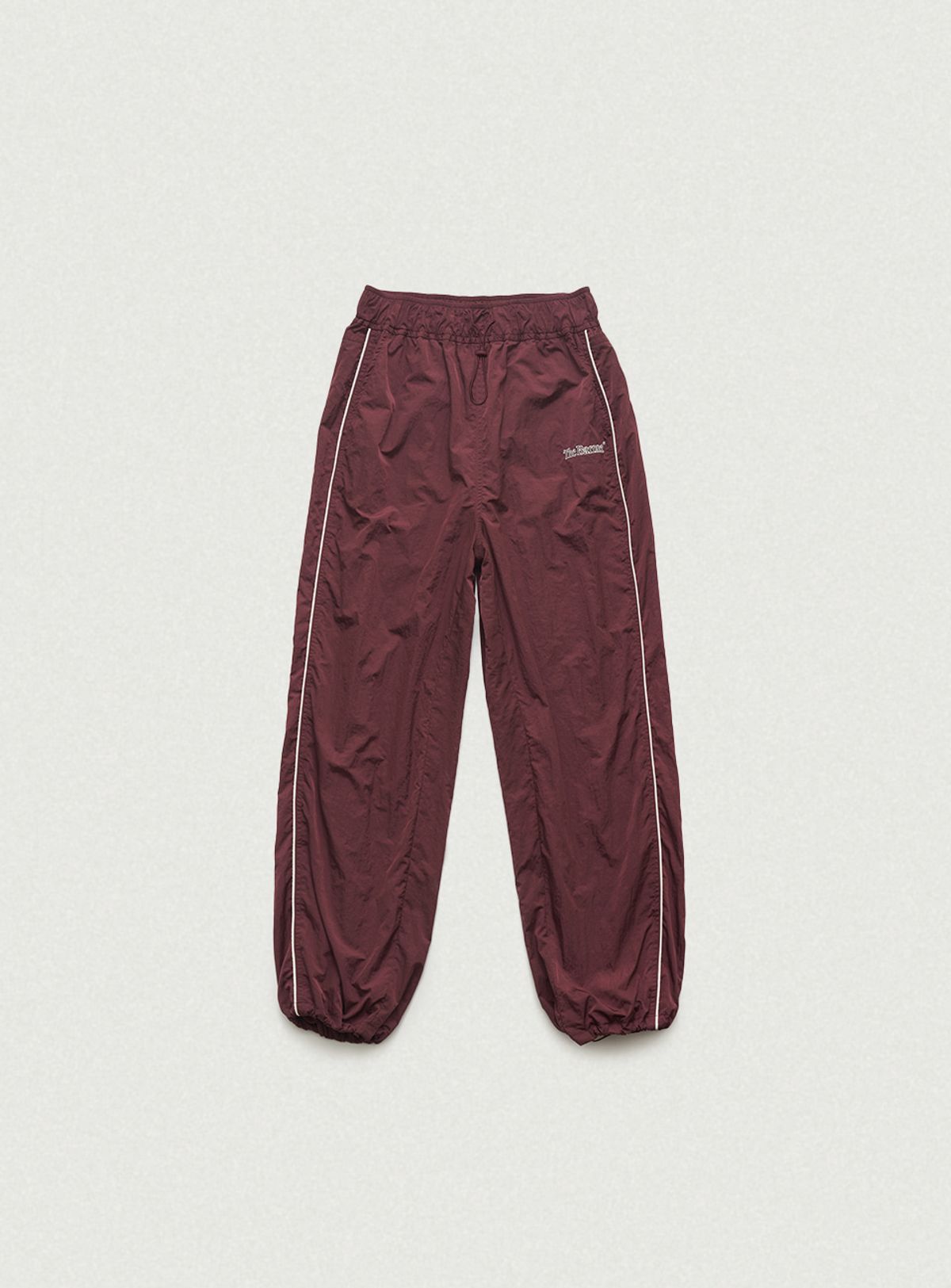 더바넷(THEBARNNET) Cloudy Wind Set-Up Pants_Burgundy