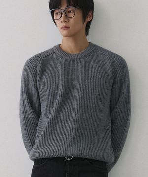 새들 하찌 에센셜 나그랑 니트 [그레이]