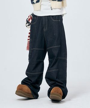 3D TRUE BAGGY JEANS NAVY