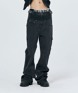 FR BOOT CUT JEANS BLACK