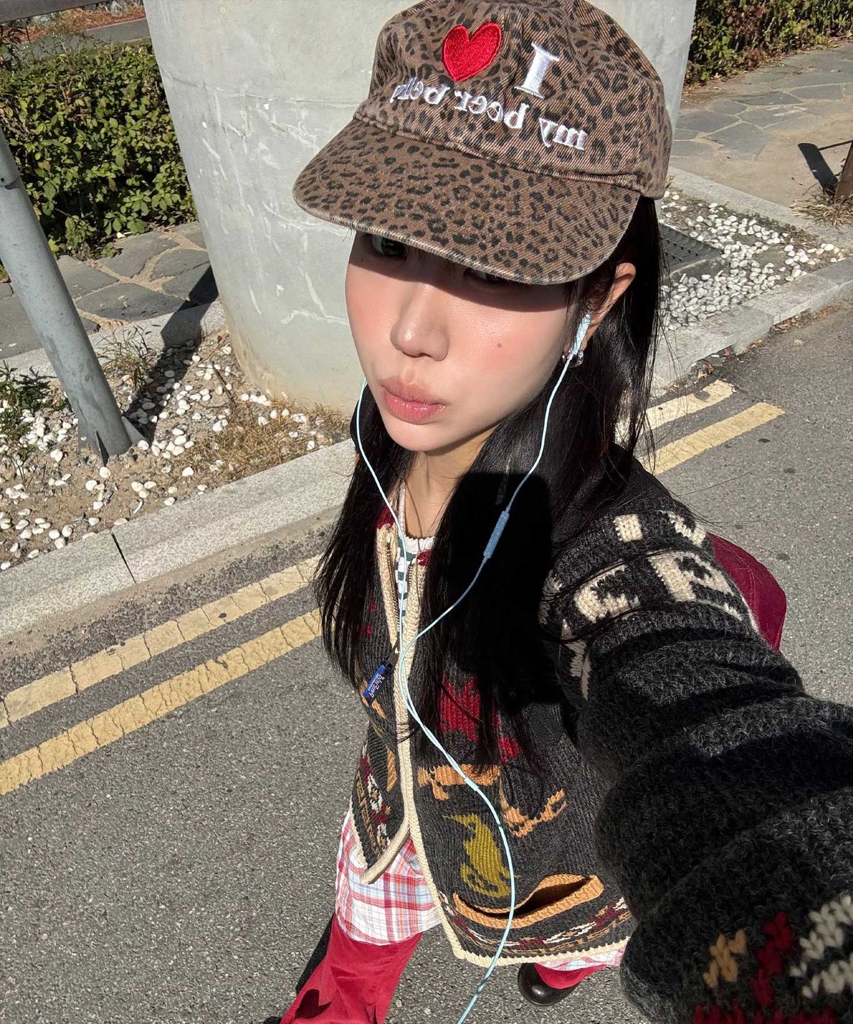 마스컴퍼니(MASCOMPANY) Love My Beer Belly cap - Leopard