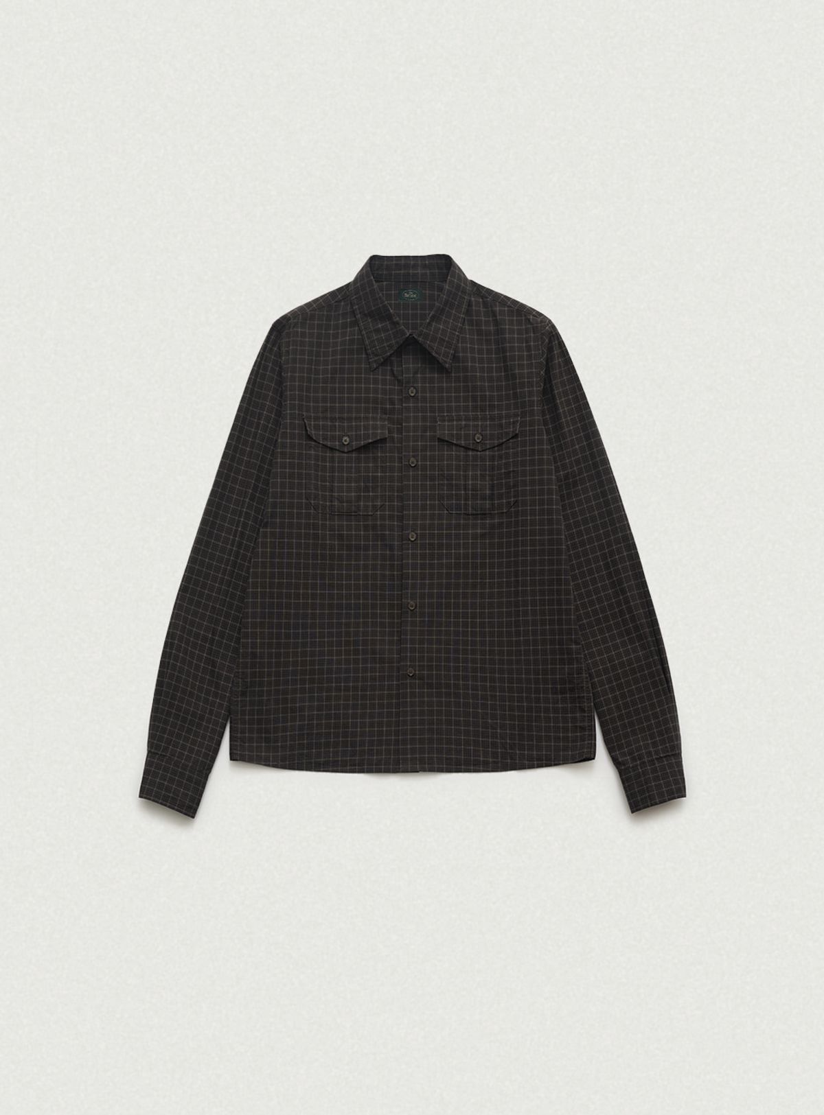 더바넷(THEBARNNET) Townie Check Pocket Shirt_Black