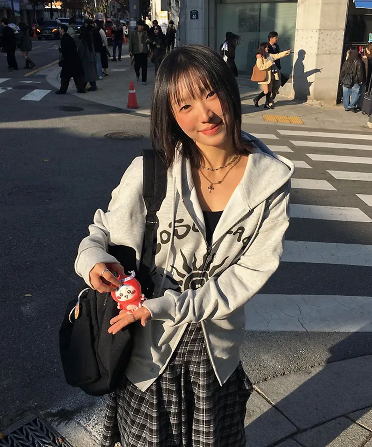 코소(COSO) 비치 아트웍 투웨이 집업 (GREY)