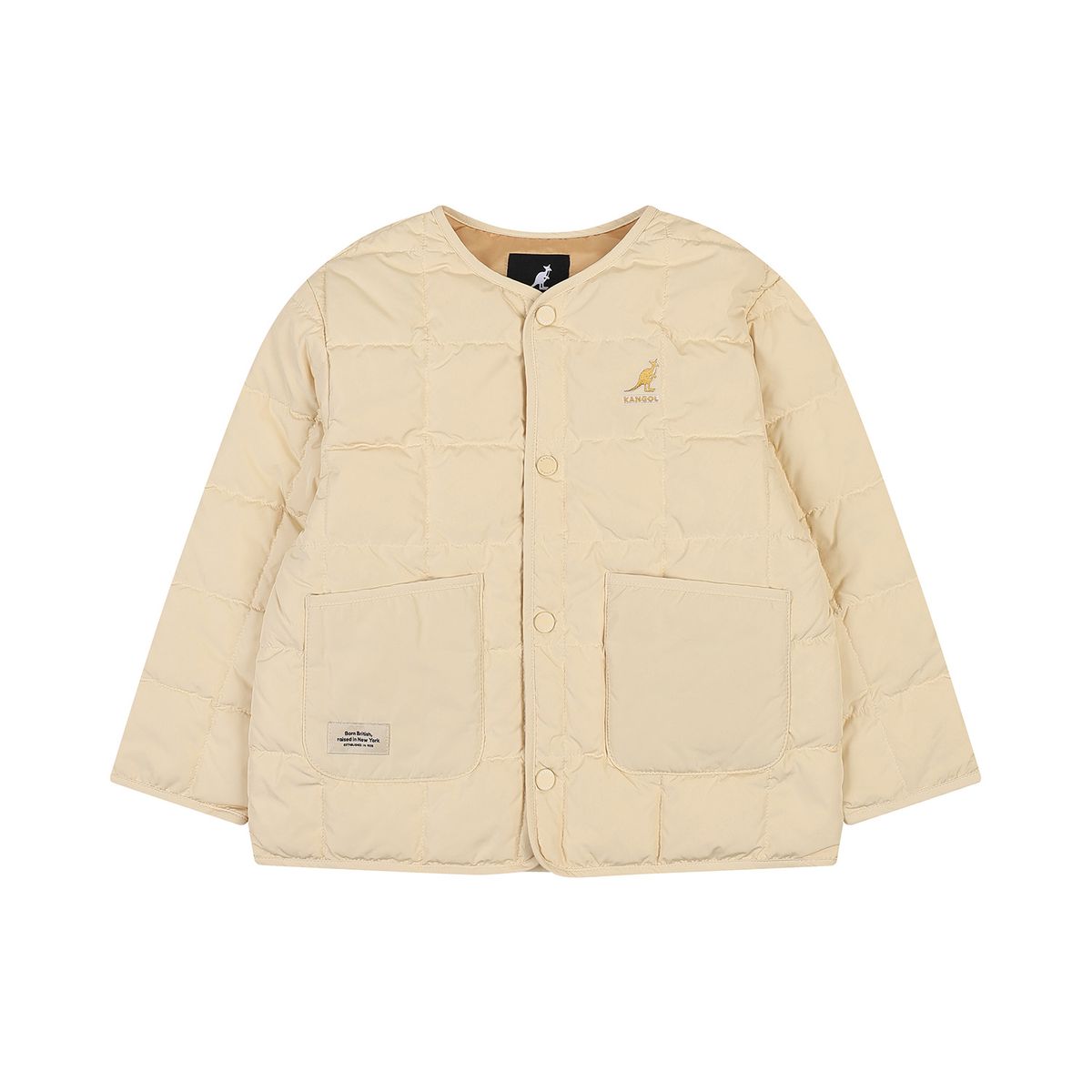캉골키즈(KANGOL KIDS) 키퍼 라이트 다운점퍼 RD 0002 버터