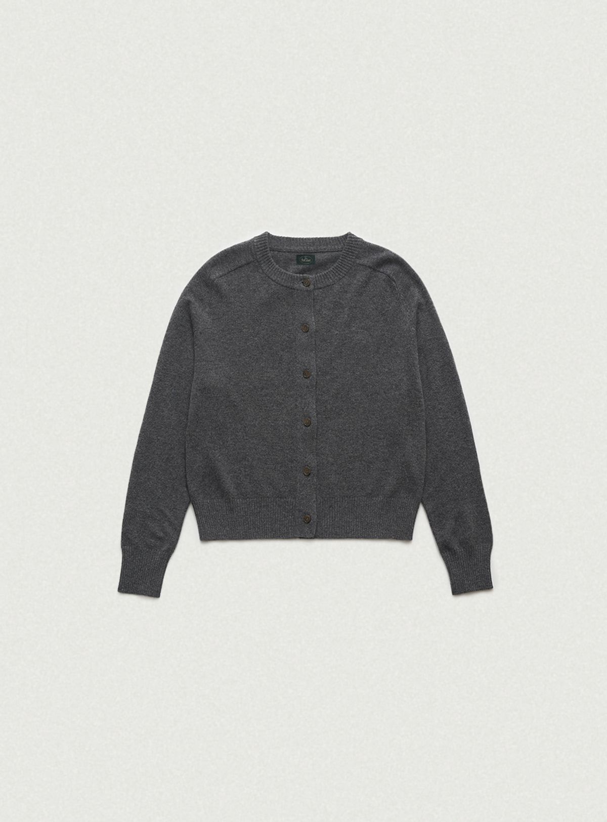 더바넷(THEBARNNET) Penny Cash Knit Cardigan_Charcoal
