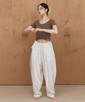 Flutter Band Pants (Ivory)
