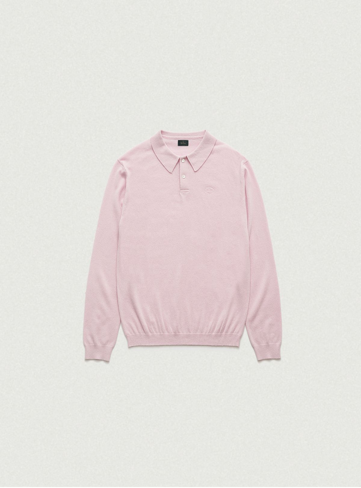 더바넷(THEBARNNET) Oversized Cashmere Wimblyn Knit Polo Shirt_Pink