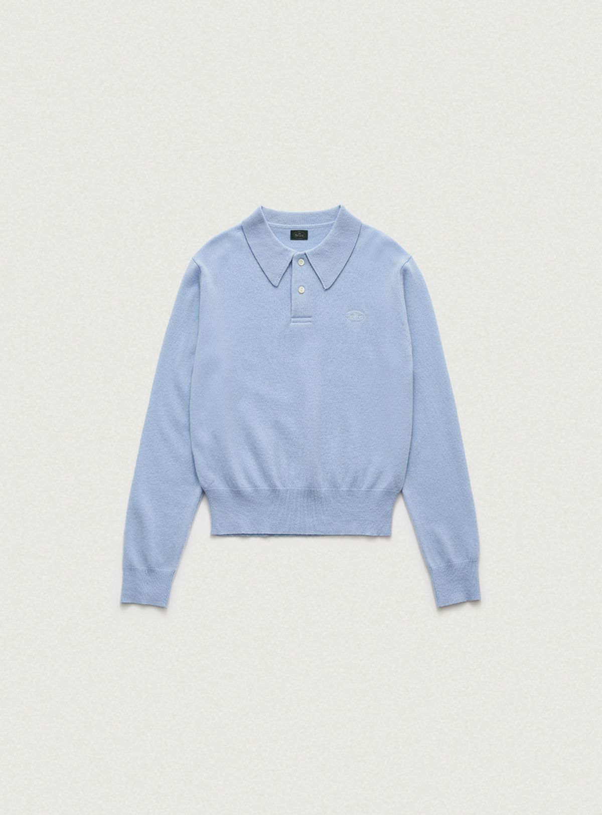 더바넷(THEBARNNET) Cashmere Wimblyn Knit Polo Shirt_Sky Blue