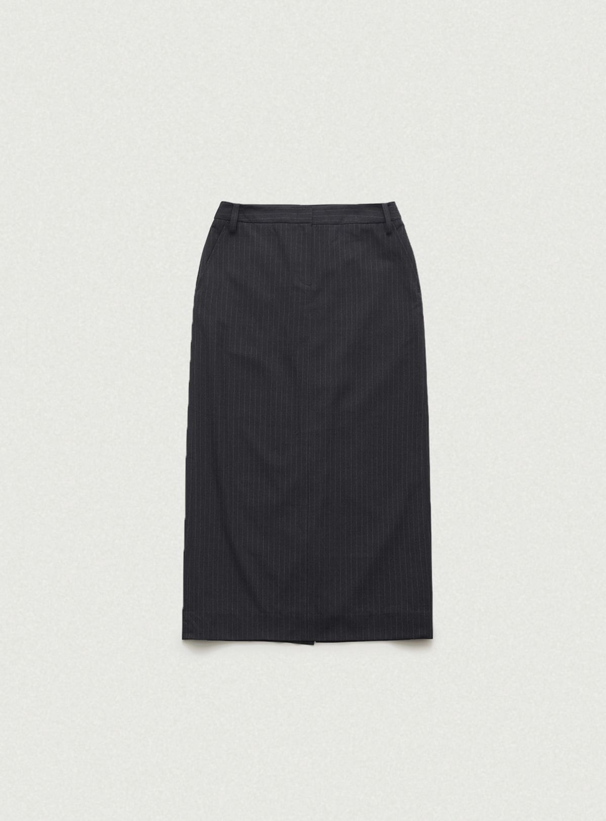 더바넷(THEBARNNET) Mould Low Rise Maxi Skirt_Stripe