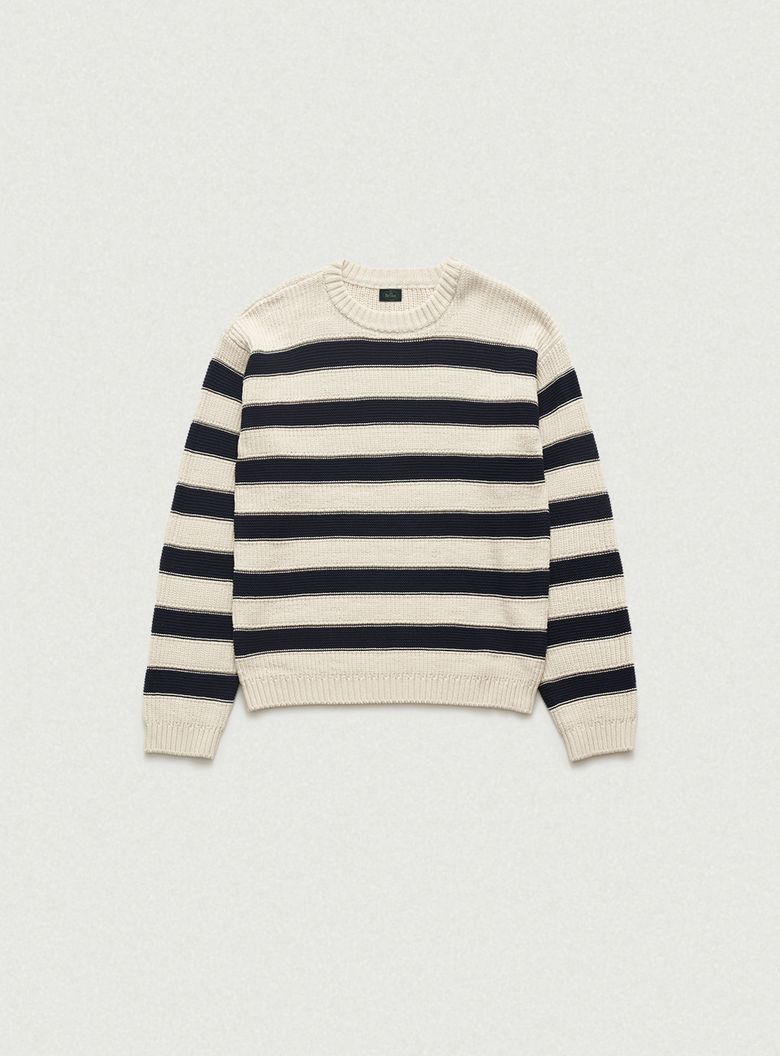 Colette Stripe Knit_Navy