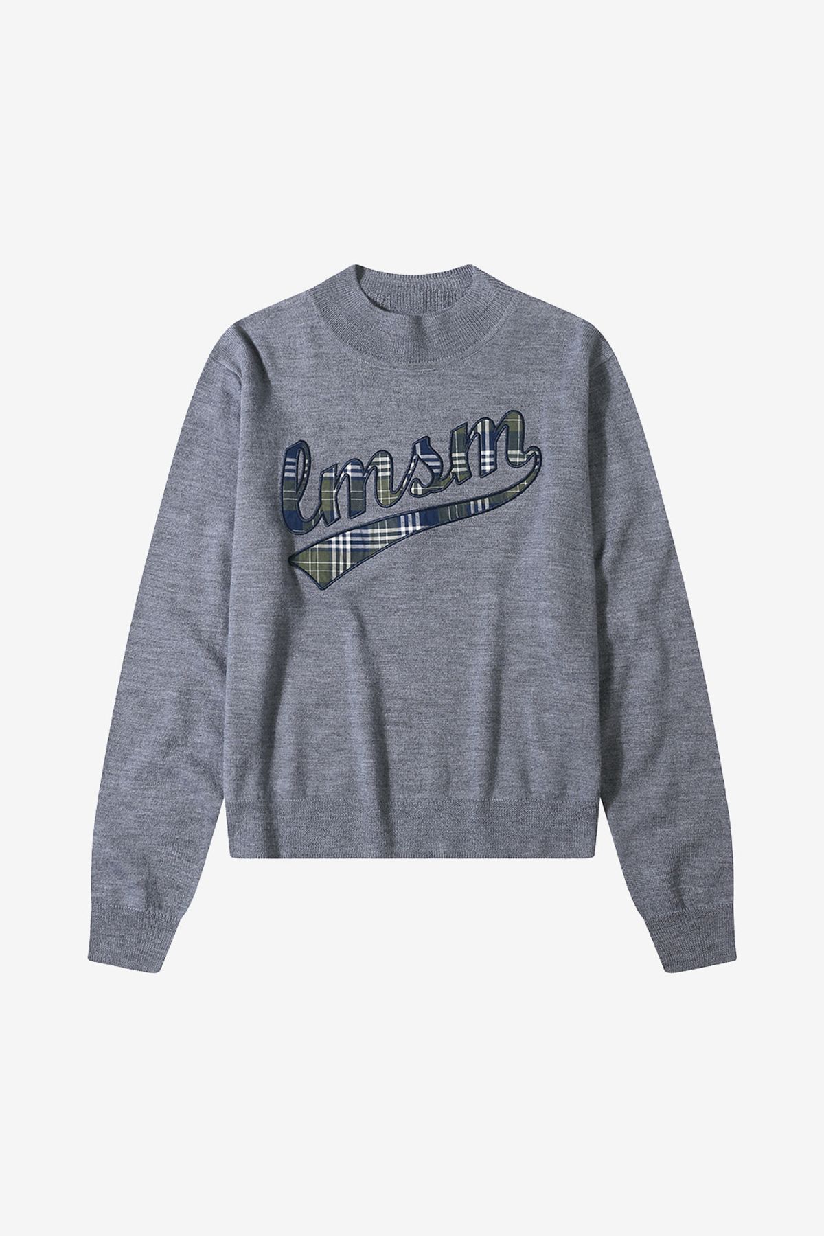 르몽생미셸(LE MONT ST MICHEL) SABY - LETTERING SWEATER_Grey