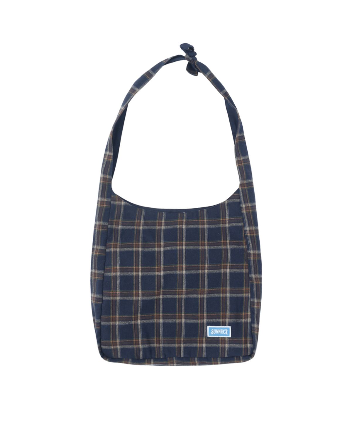 써넥트(SUNNECT) Plaid Crossbody - Navy
