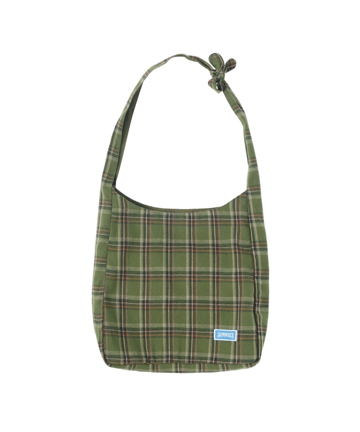 써넥트(SUNNECT) Plaid Crossbody - Green
