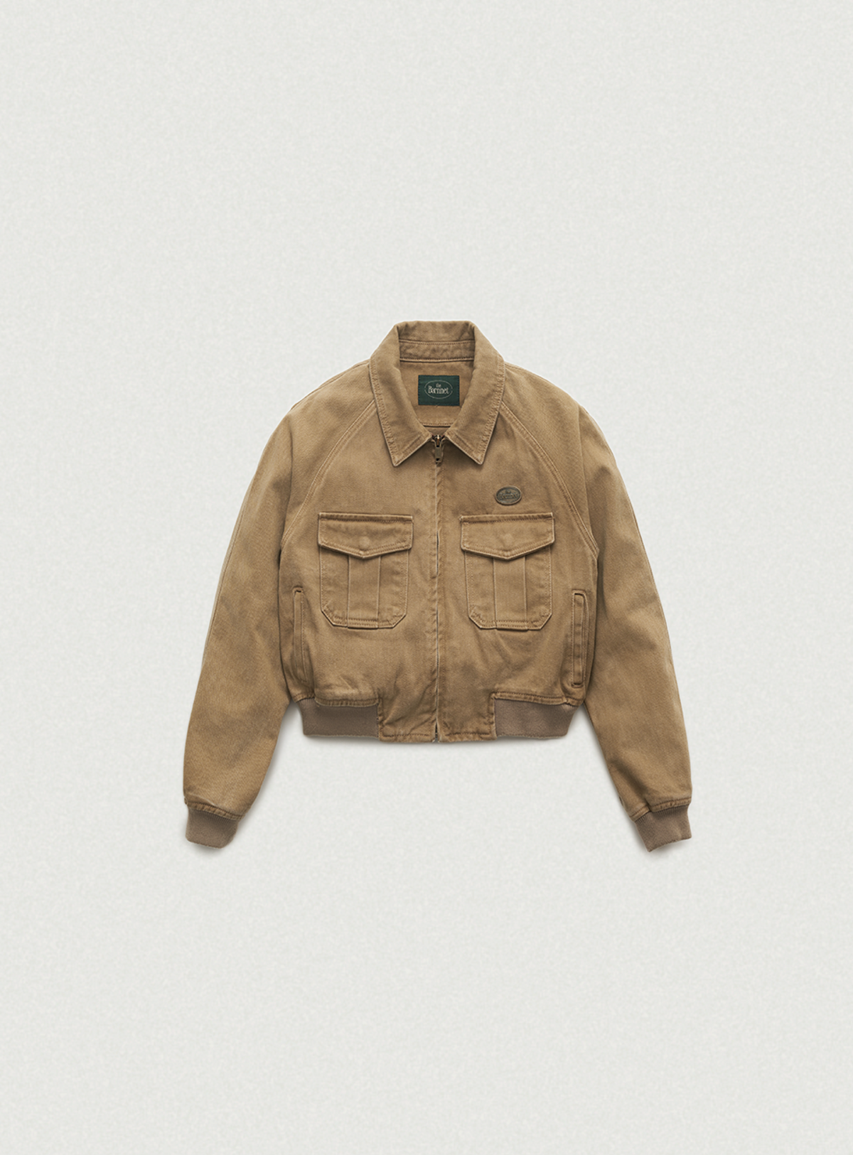더바넷(THEBARNNET) Tessie Cotton Blouson_Camel