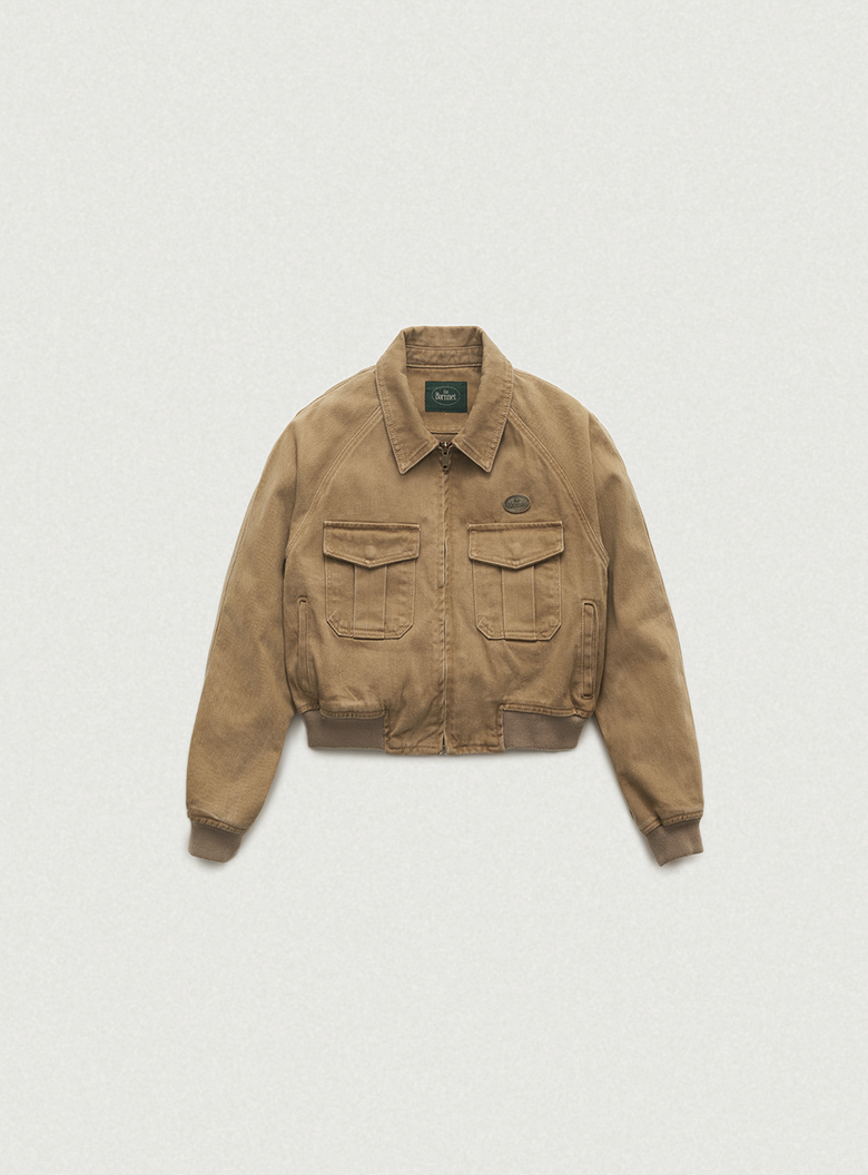 Tessie Cotton Blouson_Camel