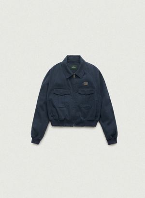 Tessie Cotton Blouson_Navy