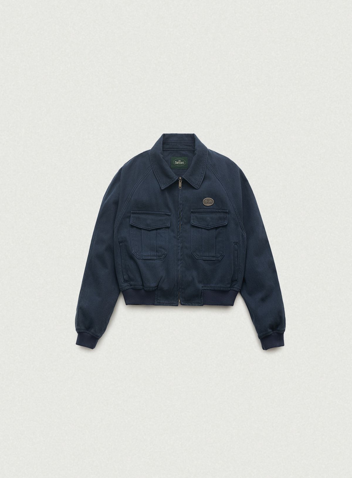 더바넷(THEBARNNET) Tessie Cotton Blouson_Navy
