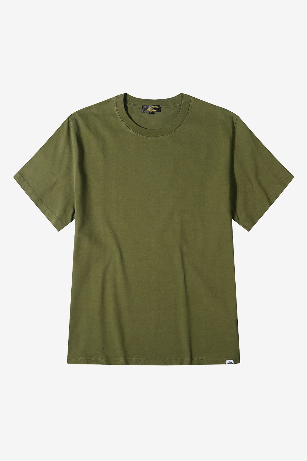 르몽생미셸(LE MONT ST MICHEL) TOBIN - INTERLOCK TEE SHIRT_Khaki