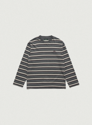 Lang Stripe Overfit T-shirt_Grey