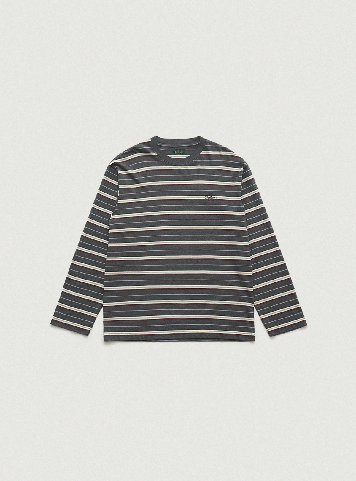 더바넷(THEBARNNET) Lang Stripe Overfit T-shirt_Grey