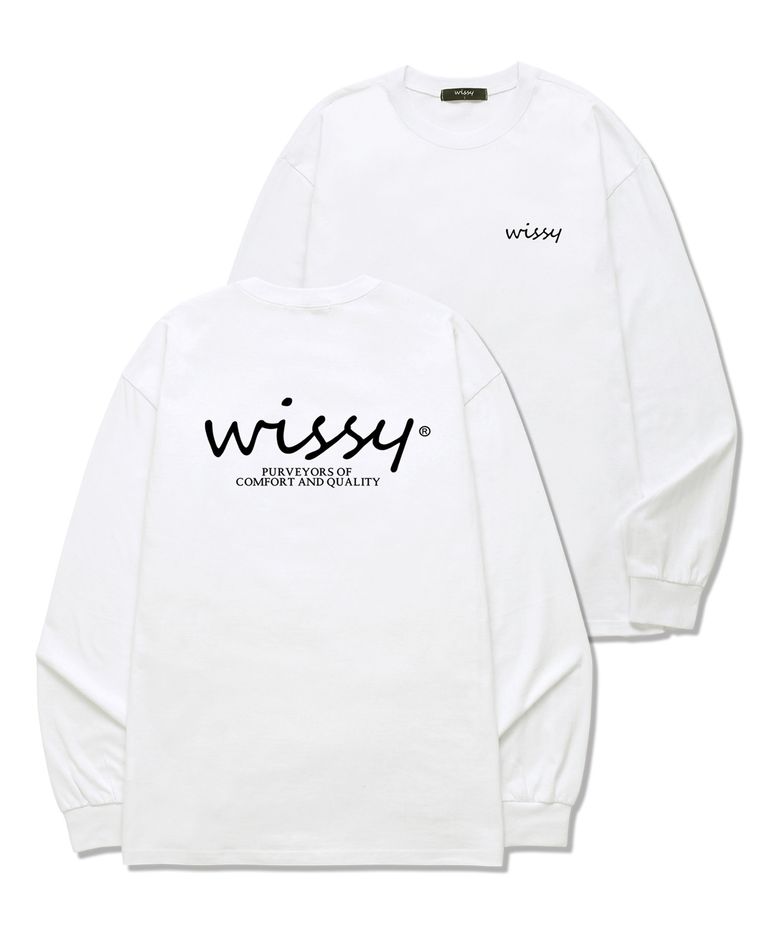 [한정특가] BASIC LOGO 긴팔 티셔츠 (WLS026) 화이트