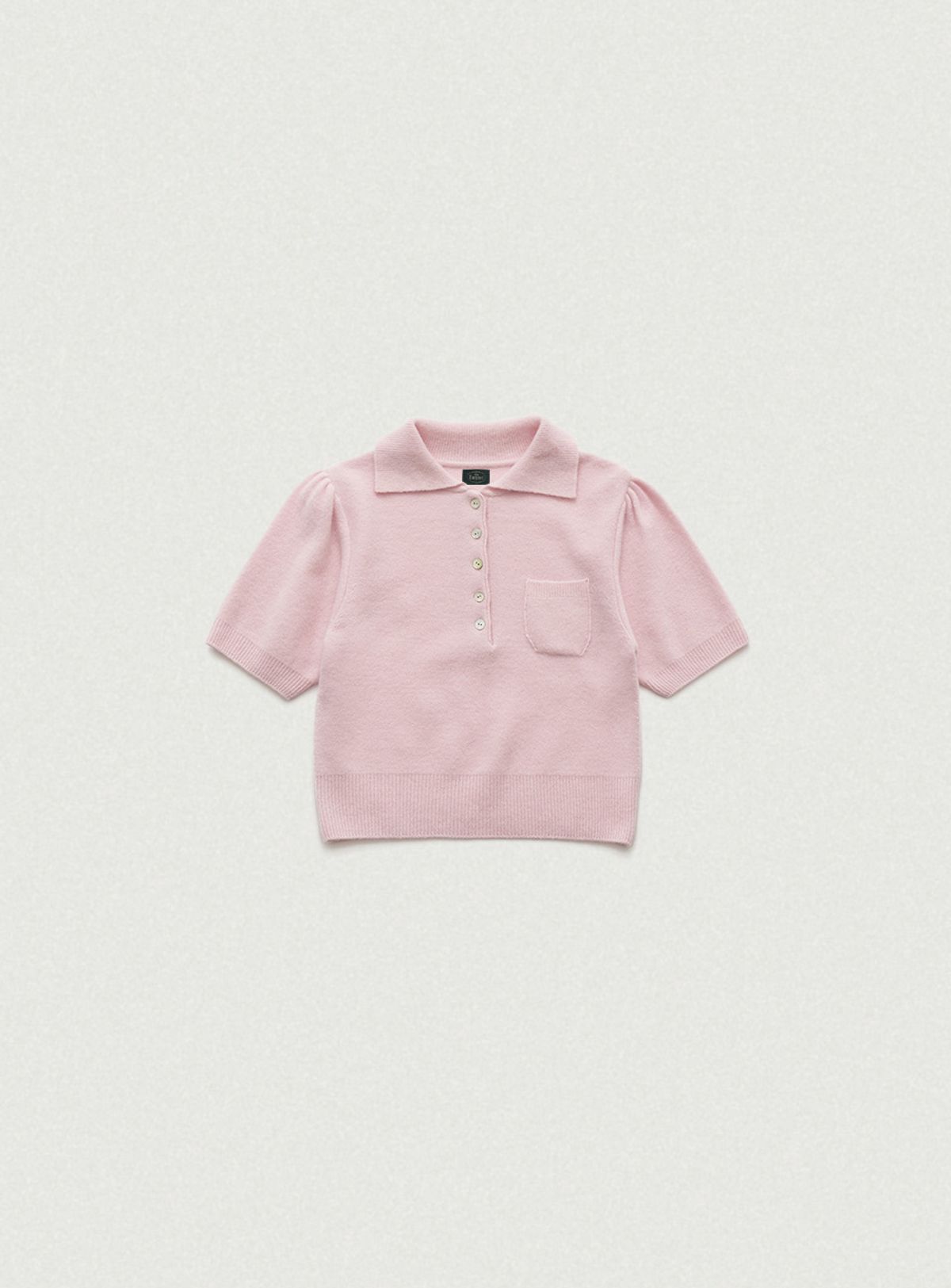 더바넷(THEBARNNET) Fluffy Half Collar Knit_Pink