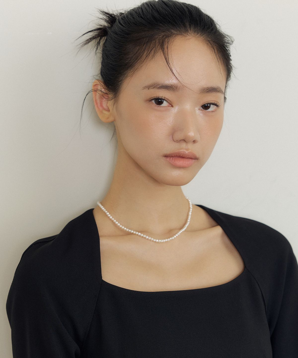 루시르주(LUCIR ZU) 4mm Classic Freshwater Pearl Necklace